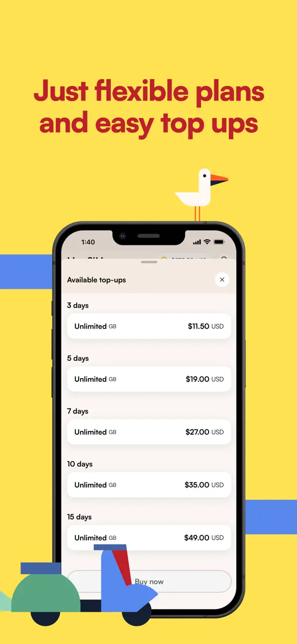 Airalo app screen 6
