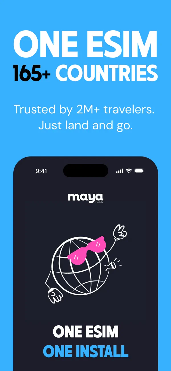 Maya Mobile app screen 1