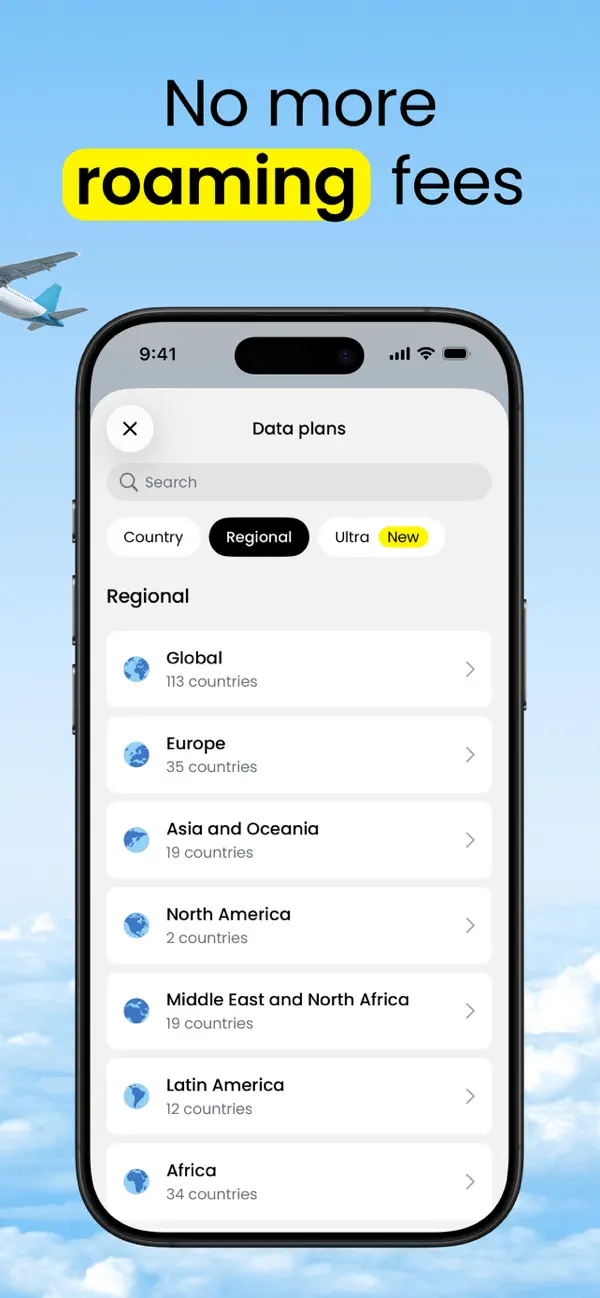 Saily app screen 5