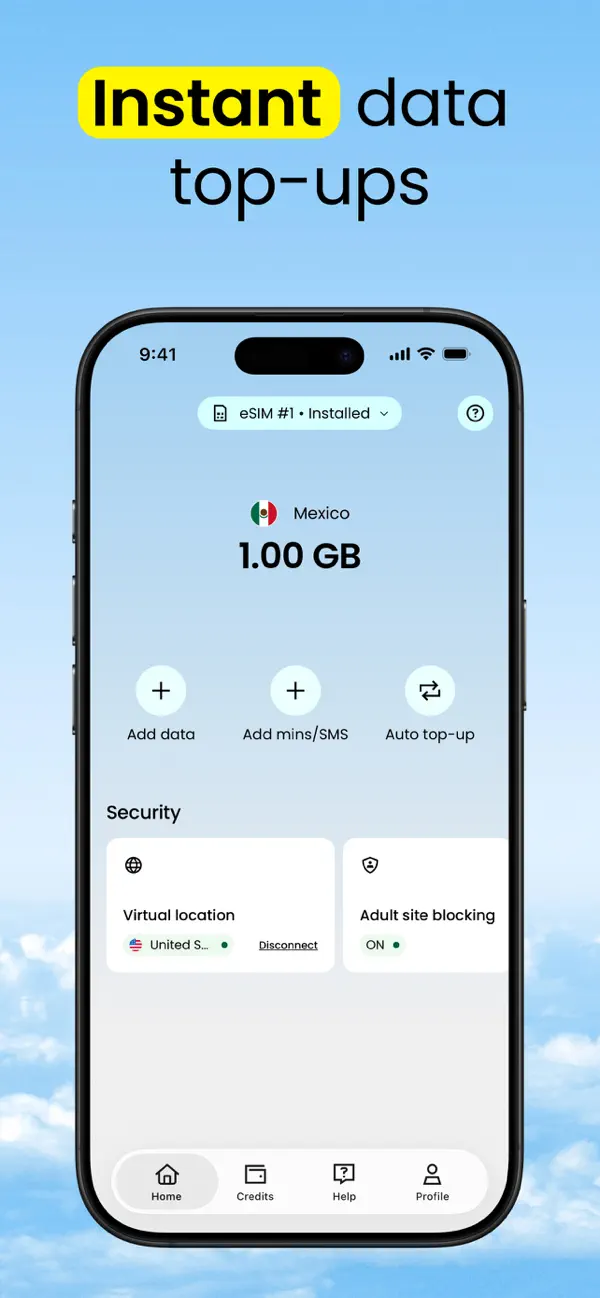 Saily app screen 6