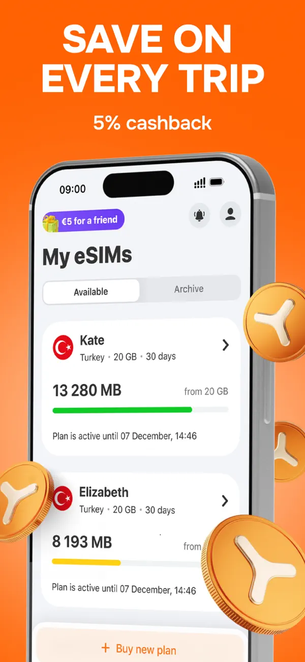 Yesim app screen 4
